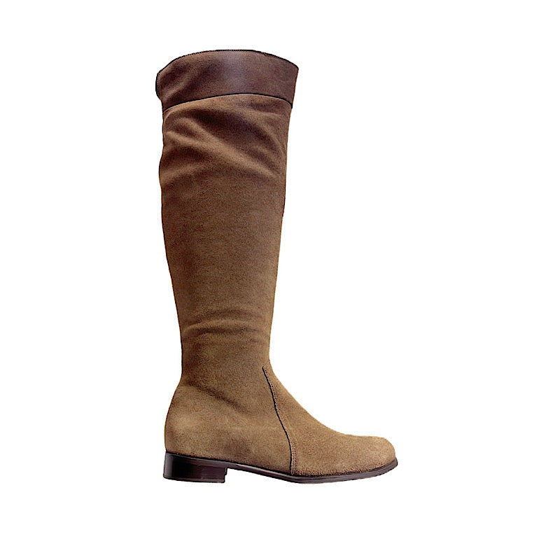 Bottes La canadienne Secret en suède taupe.