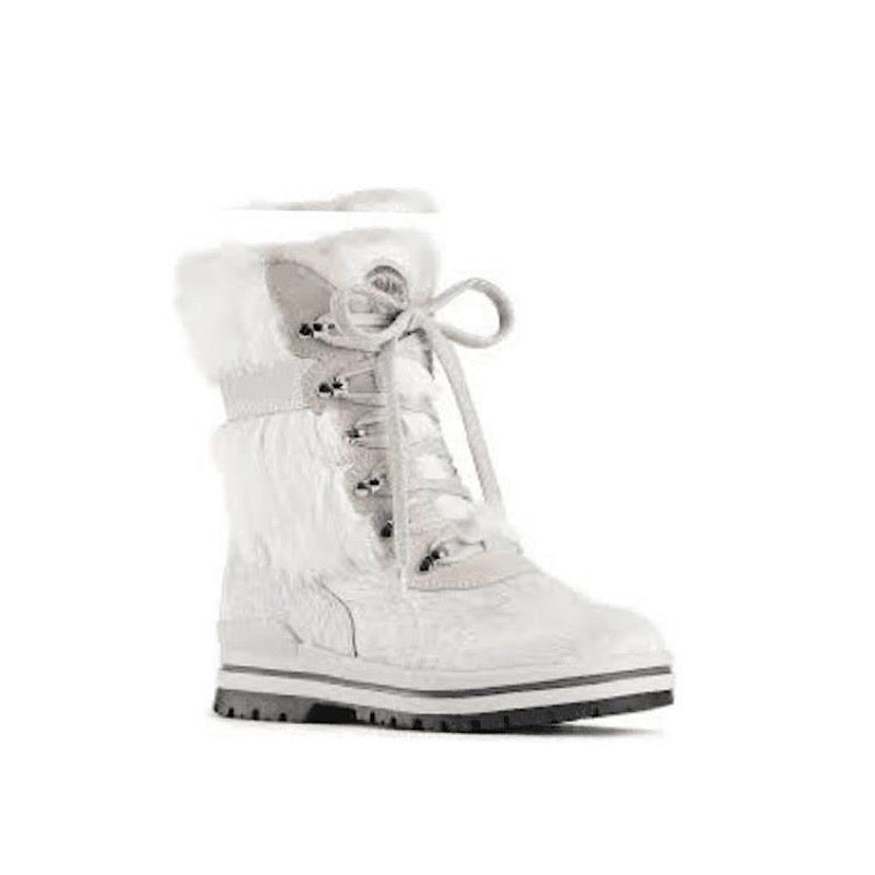 Bottes Olang Fiore en fourrure blanche.