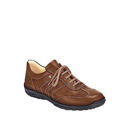 Chaussures Finn Comfort pour hommes en cuir brun tan.