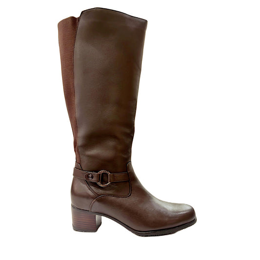 Bottes Blondo Larke en cuir brun imperméable.