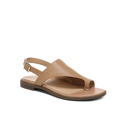 Vionic Ella sandals in cognac leather.