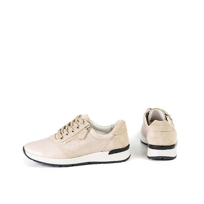 Chaussures Portofino AP8066 en cuir beige.