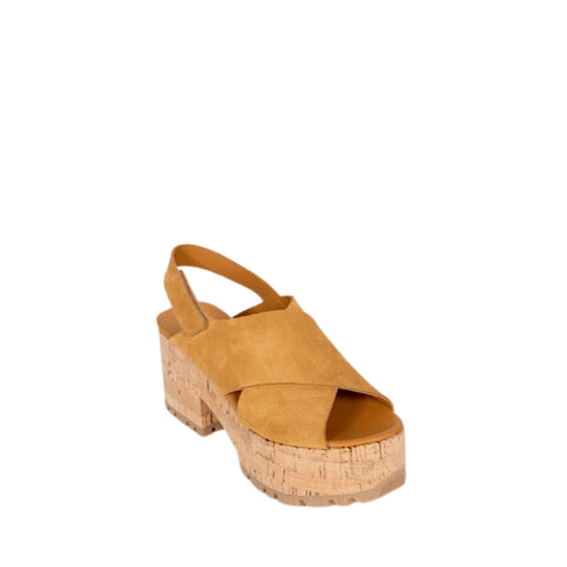 Sandales en suede fabriquees en Espagne