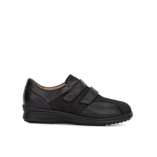 Chaussures Finn Comfort Luttish en cuir noir.