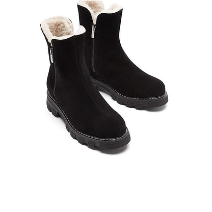 Hunter black suede bootie by La Canadienne. Web exclusive. Gift with purchase.