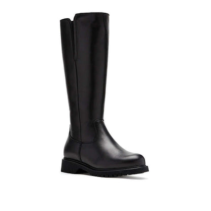 Hélène boots in black leather, by La Canadienne. Web exclusive. Gift with purchase.