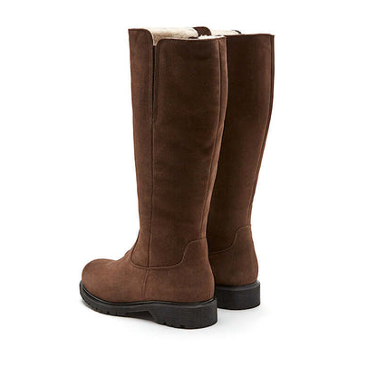 Helene boots in brown suede, by La Canadienne. Web exclusive. Gift with purchase.