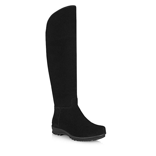 Bottes La Canadienne Tasha en suède noir.