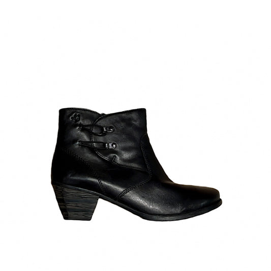 Bottes Rieker en cuir noir 79171