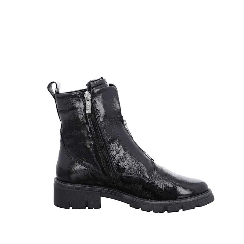 Bottes Ara 12 23130 en cuir verni noir
