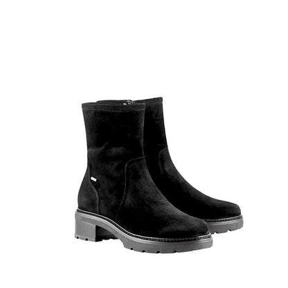 Bottes en suède noir - Boutique Prestige