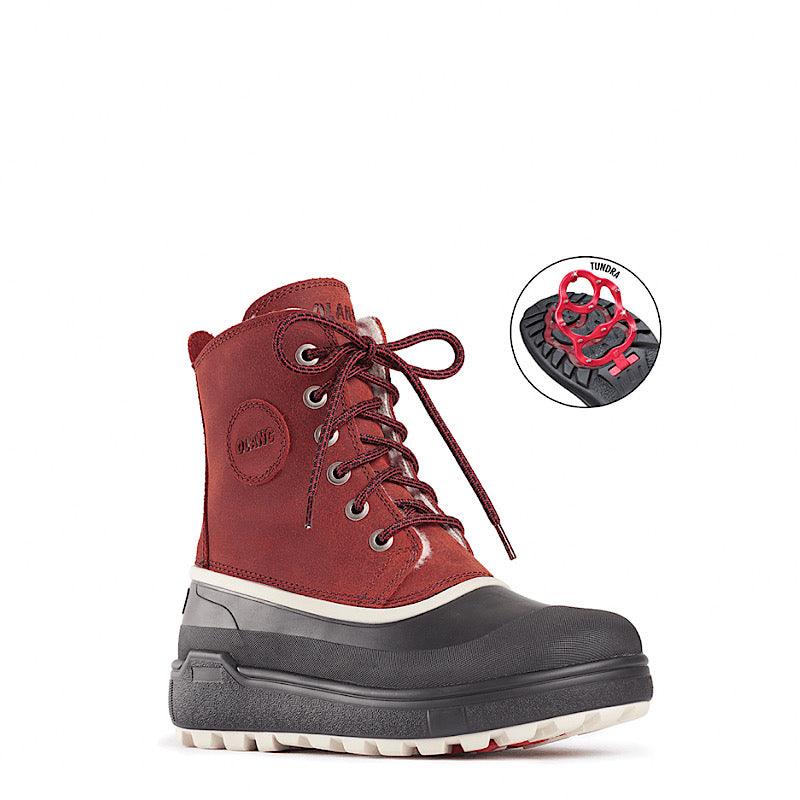 Bottes Olang Calgary (rouge foncé). - Boutique Prestige