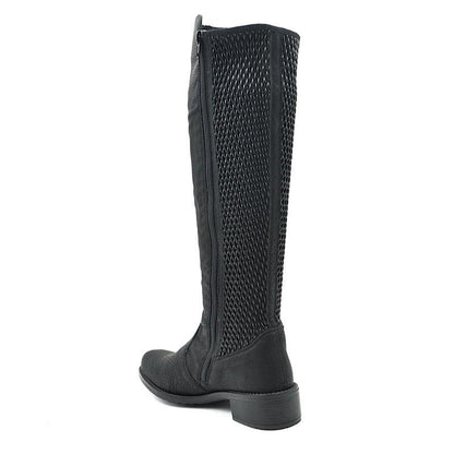 Bottes Rieker Z7354 en noir. - Boutique Prestige